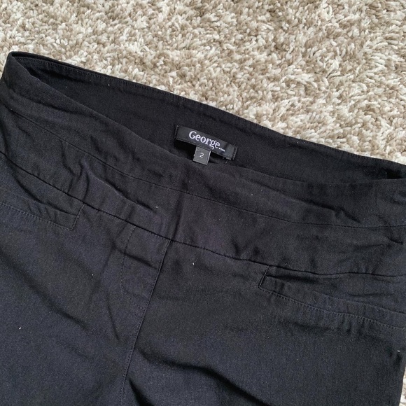 💛4/$20 | GEORGE Women's Black Stretchy Dress Pants - Picture 5 of 5